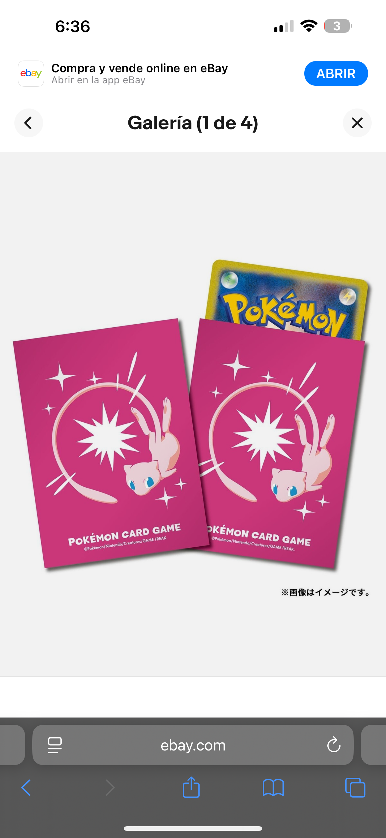 Fundas Pokemon JP - Mew - Rosa