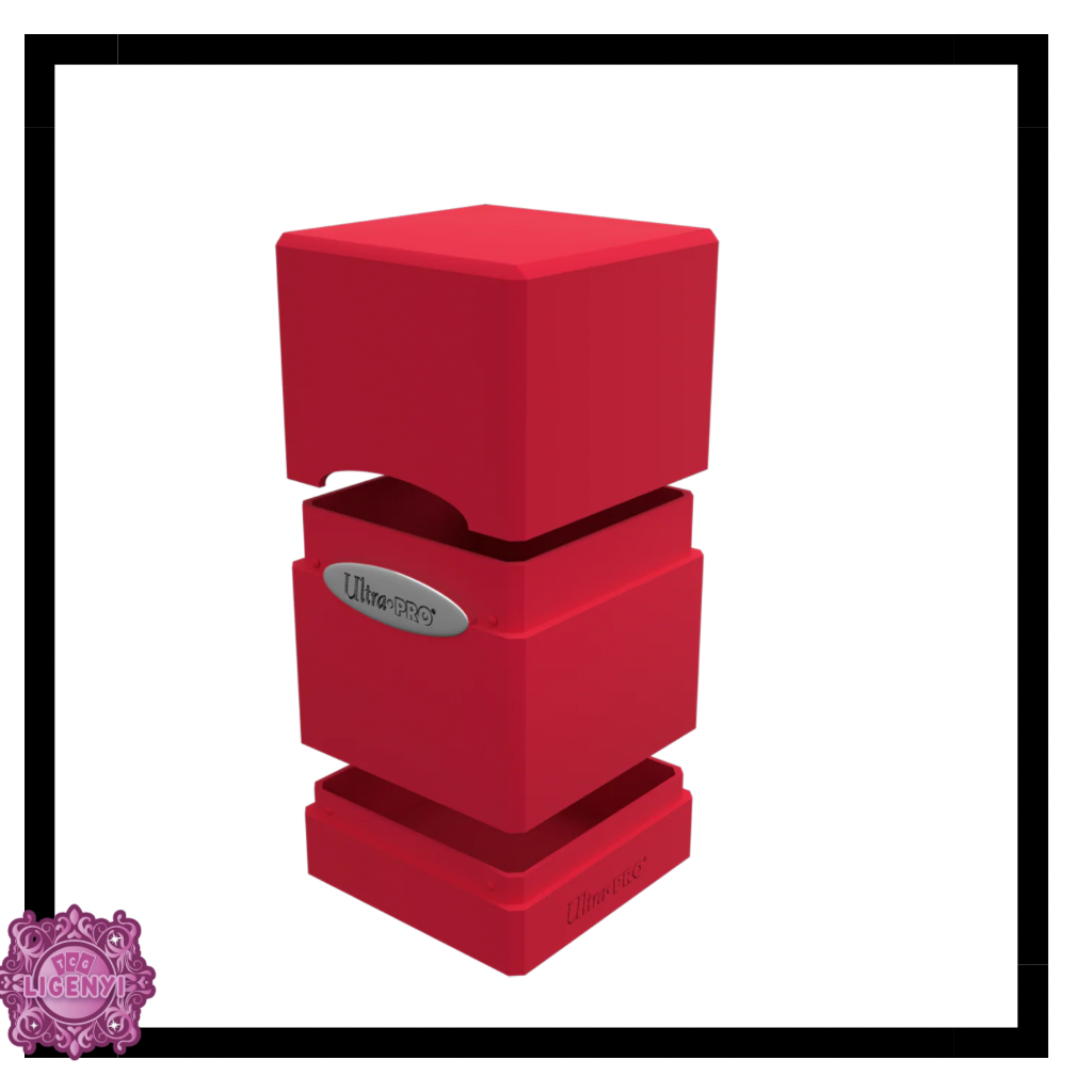 Ultra Pro Tower Deck Box Satin - Rojo