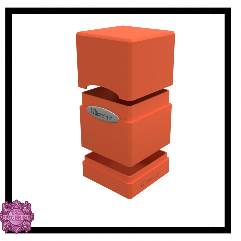 Ultra Pro Tower Deck Box Satin - Naranja