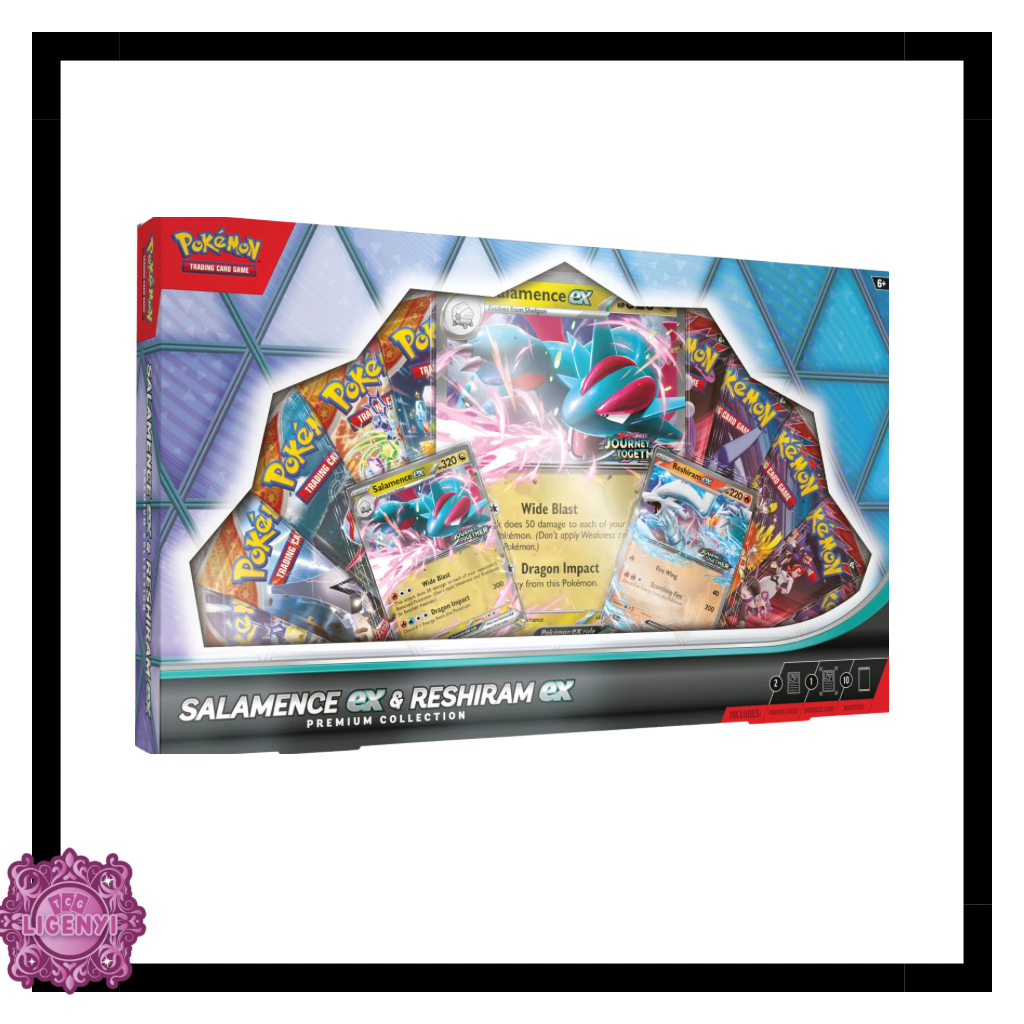 Salamence ex & Reshiram ex Premium Collection
(INGLÉS)
