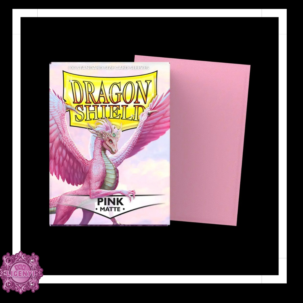 Dragon Shield Sleeves: Standard- Matte-Pink