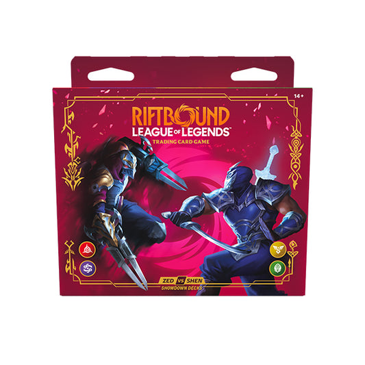 Showdown Decks Display – Zed vs Shen vendetta