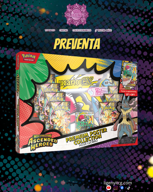 🔵💙 Ascended Heroes – Premium Poster (Lucario)
