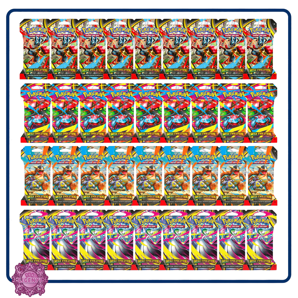Mega Evolution - 36 Sleeved Boosters (Equivalente a 1 Booster Box)