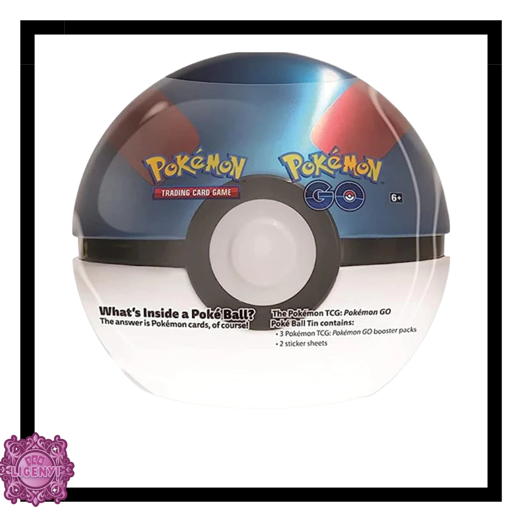 PokeBall SuperBall Tin Azul inglés