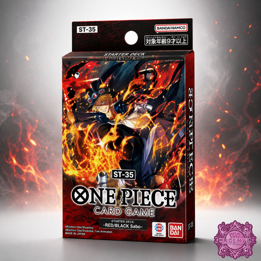 One Piece Card Game Starter Deck – Red/Black Sabo [ST-35]