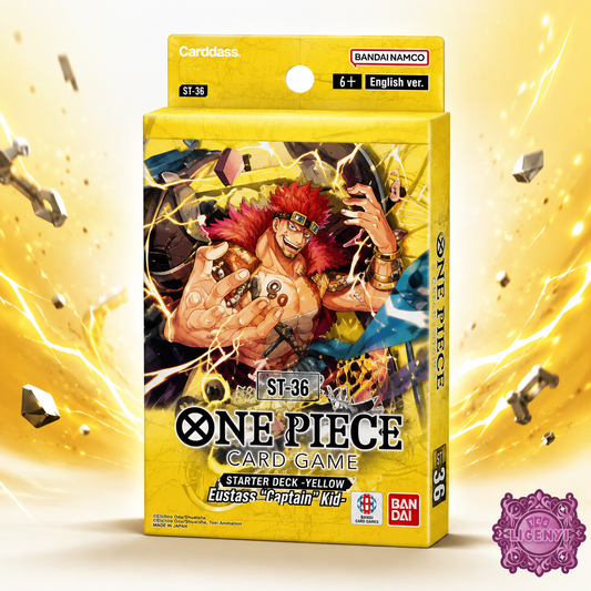 One Piece Card Game Starter Deck – Yellow Eustass “Captain” Kid [ST-36]