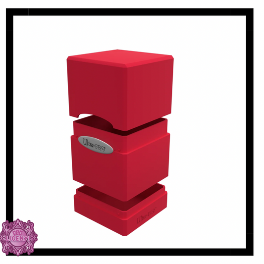 Ultra Pro Tower Deck Box Satin - Rojo