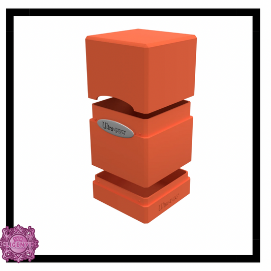 Ultra Pro Tower Deck Box Satin - Naranja