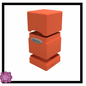Ultra Pro Tower Deck Box Satin - Naranja