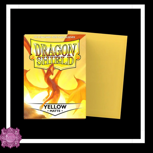 Dragon Shield Sleeves: Standard- Matte-Yellow